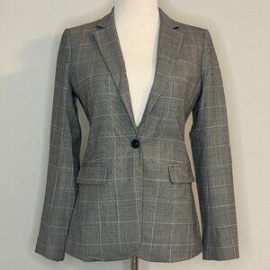 Banana Republic Republic - Long and Lean-Fit Washable Wool Blend Blazer - Size 0